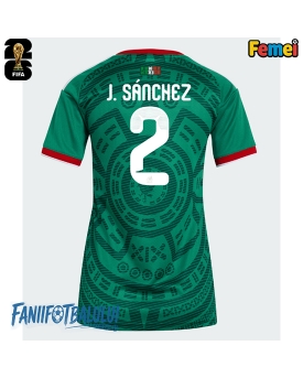 Mexic Jorge Sanchez #2 Echipament de Fotbal Replică Mondial 2026 Femei Acasa